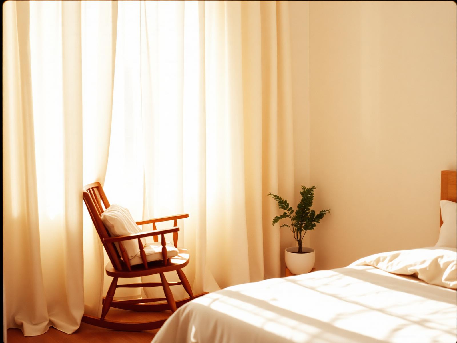 Warm morning light in a calm room
